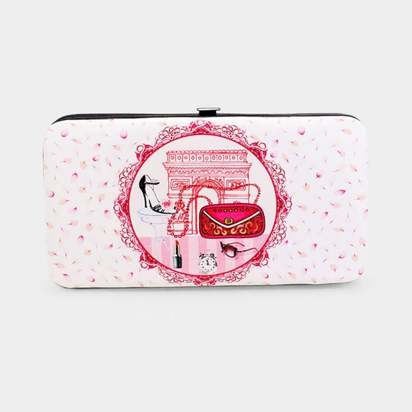 Handbags - Shoe Makeup Print Wallet